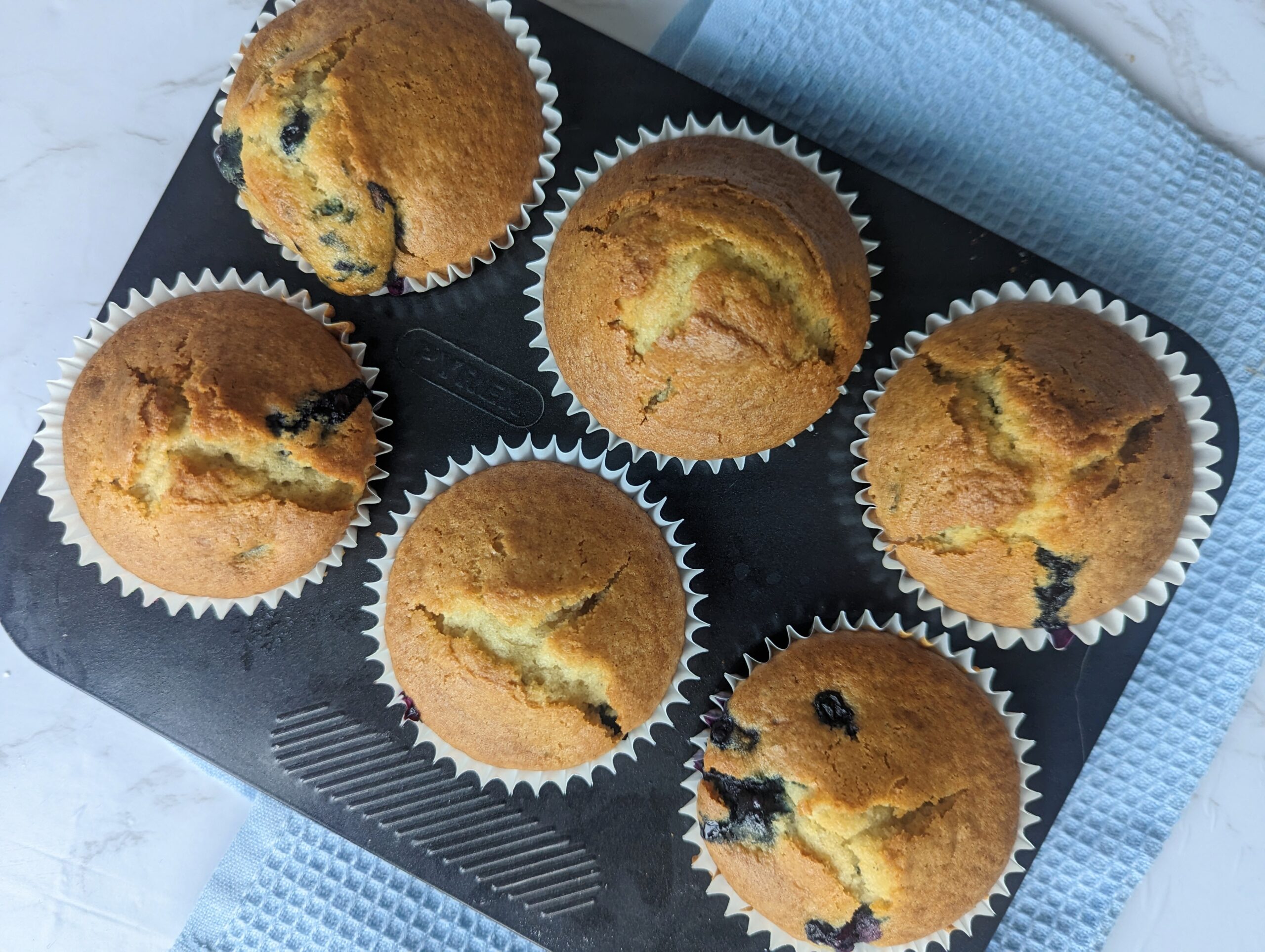 Gluten and dairy free blueberry muffins