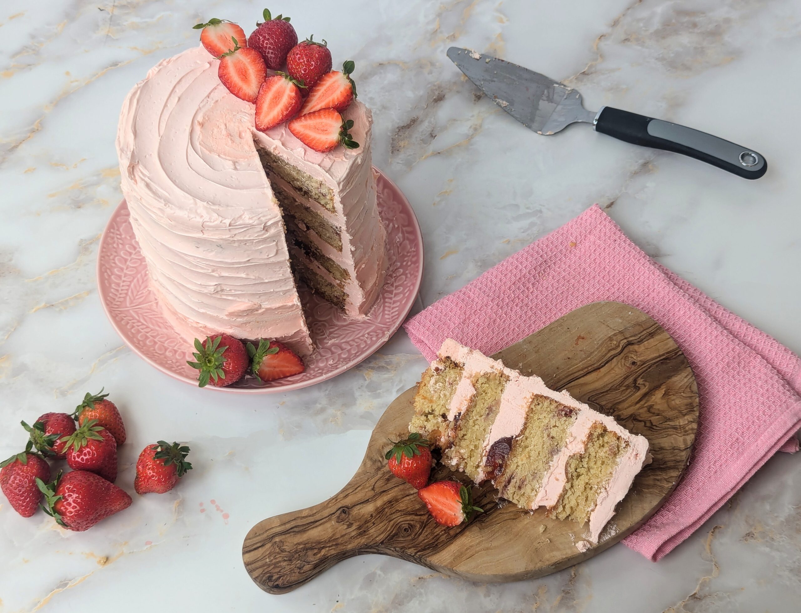 Strawberry Layer Cake